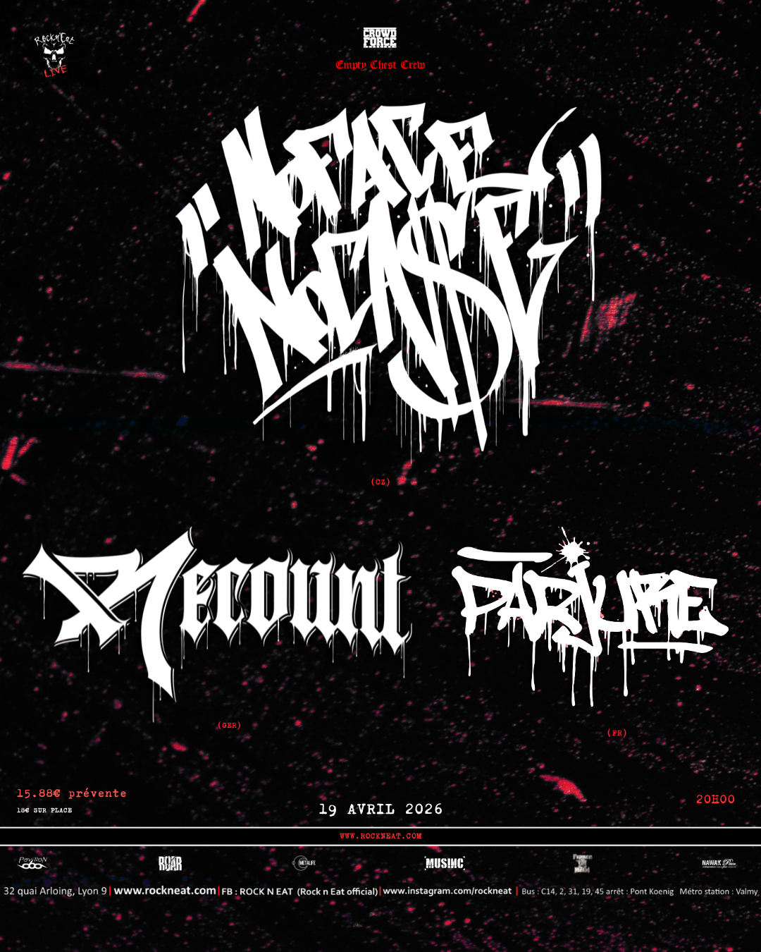 Affiche NO FACE NO CASE / RECOUNT / PARJURE