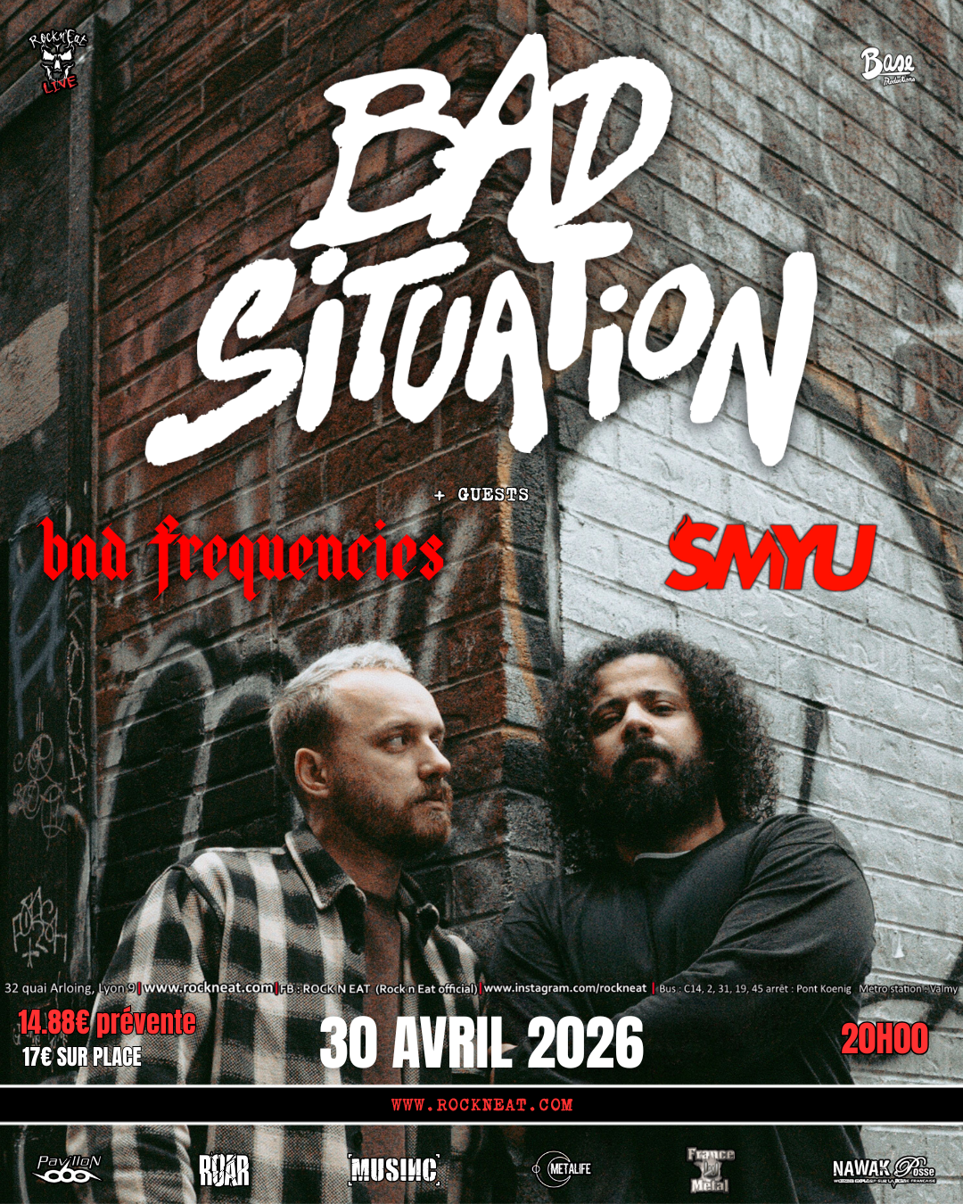Affiche BAD SITUATION / BAD FREQUENCIES / SYMU