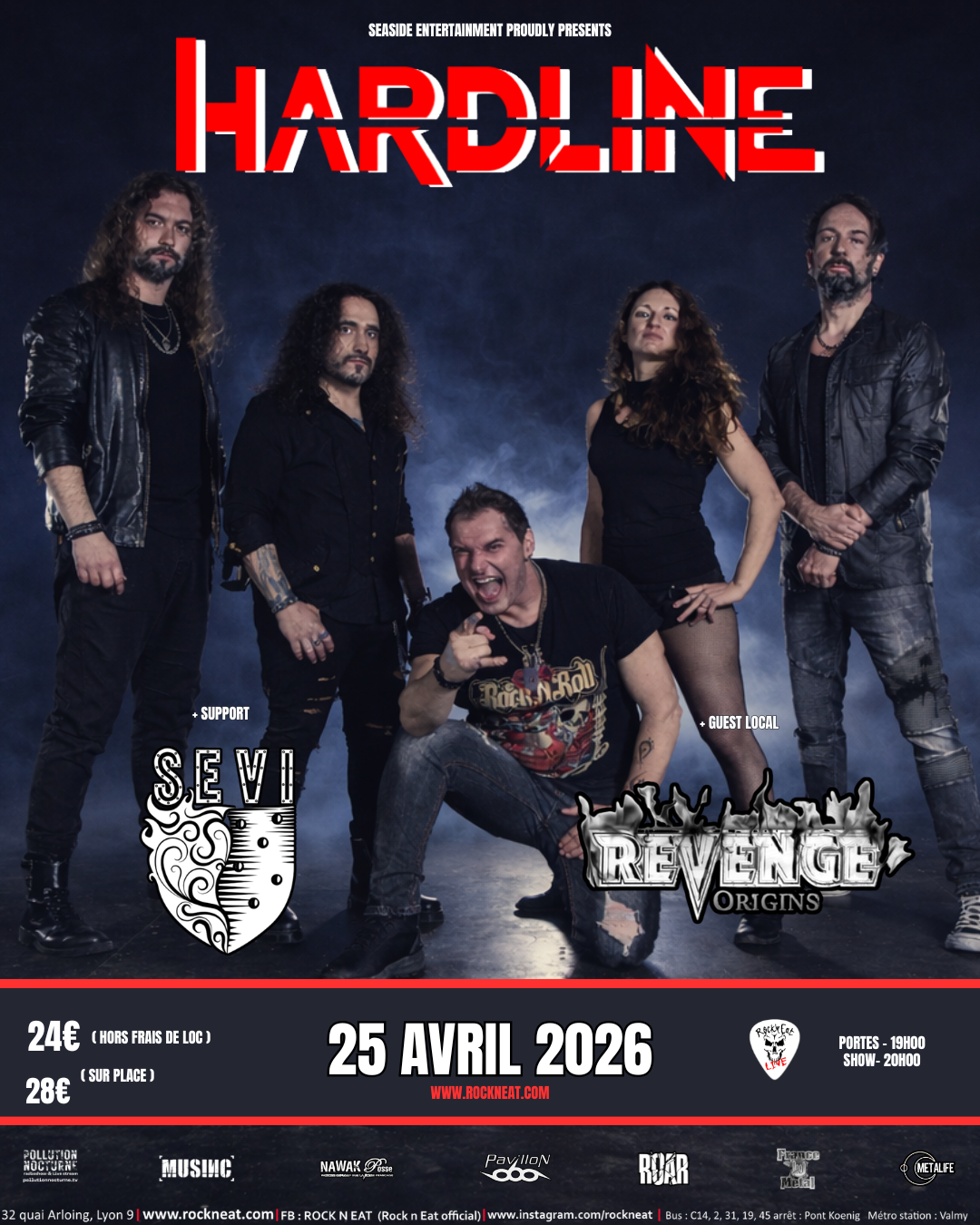 Affiche HARDLINE (USA) / SEVI (BG) / REVANGE