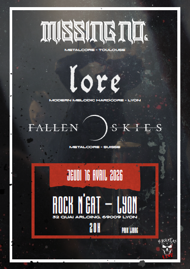 Affiche MISSING NO / LORE / FALLEN SKIES